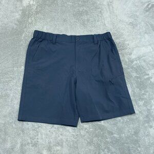Weatherproof Vintage Mens Navy Blue Stretch Shorts Size 36 a1051